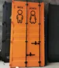 Industrial Loft Style Shipping Container Metal Door for Office and Restaurant use Sliding Door with 2 Tracks 210*90cm 7ft*3ft 1