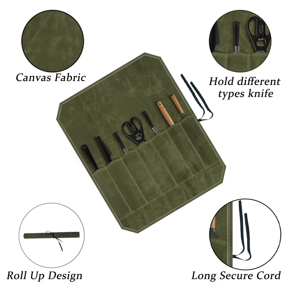 Portable Canvas Knife Roll 3