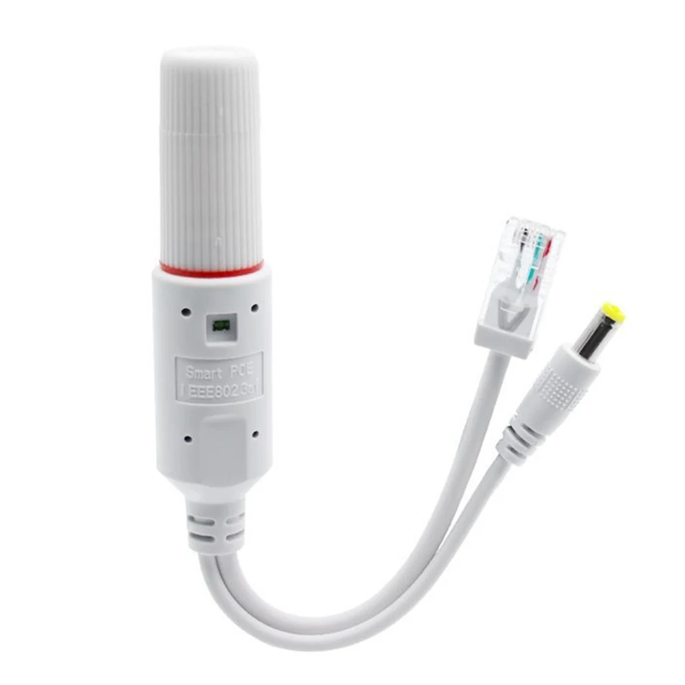 48V To 12V POE Spliter Waterproof Video And Power Adapter Cable IEEE802.3af/at Compliant for IP Camera AP Voip Phone and More 4