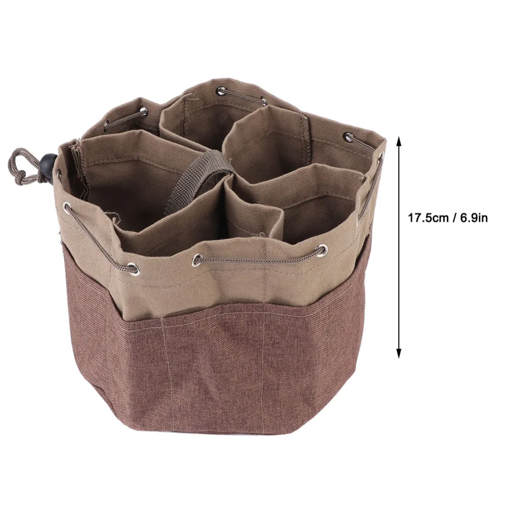 rolling tool chest Multi‑Functional Portable Outdoor Garden Hand Tools Storage Multi-Pocket Canvas Bag Organizer Toolkit Accessory tool pouch