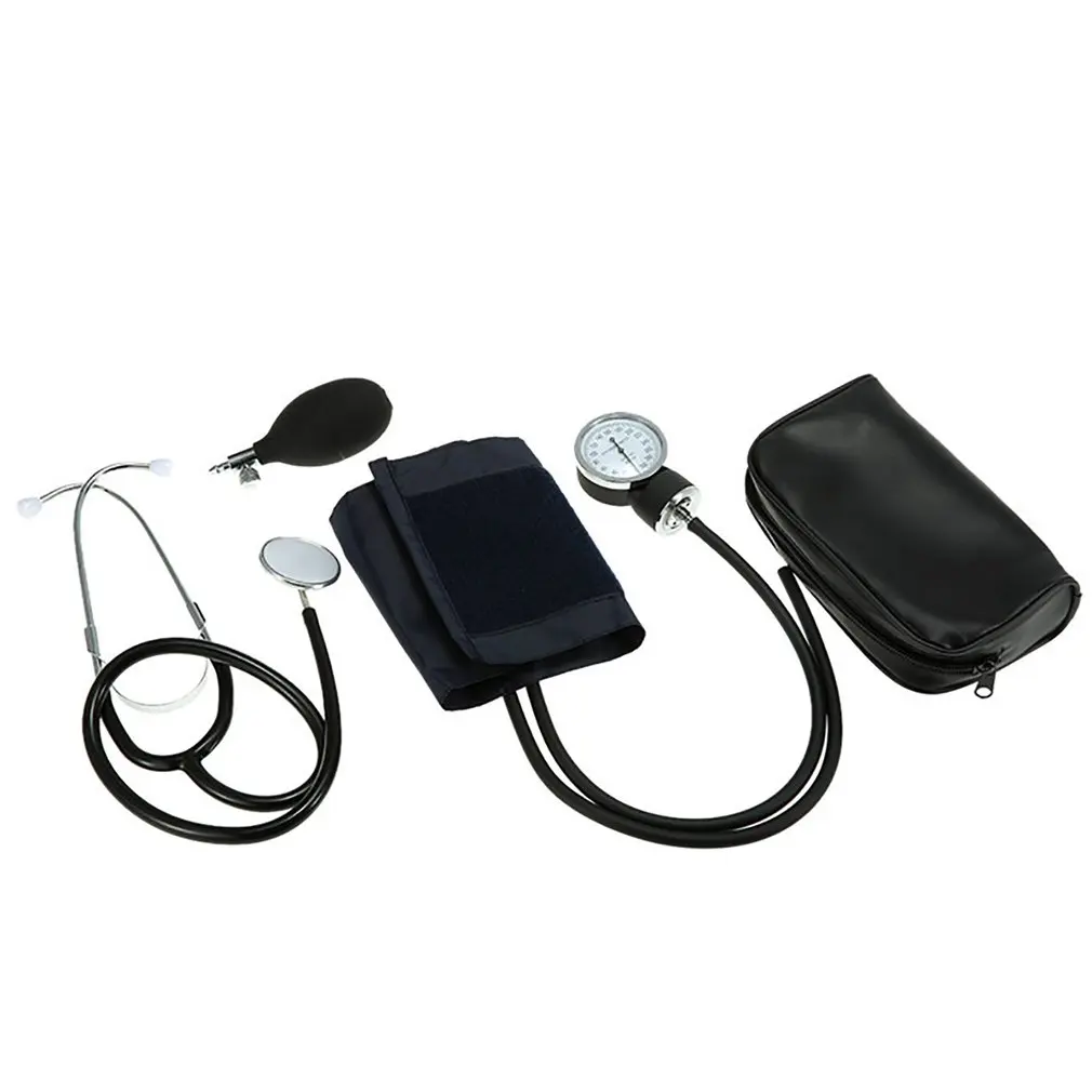 Blood pressure monitor 1 Set Sphygmomanometer Portable Accurate Tester Professional Blood Pressure Monitors Manual Blood Pressure Gauge