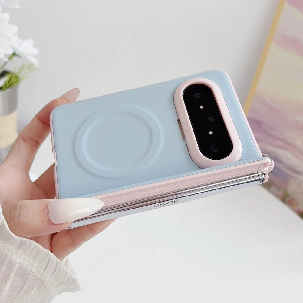 Hinged Phone Case For Huawei Pura X Max With Camera Lens Protection_voghion.com