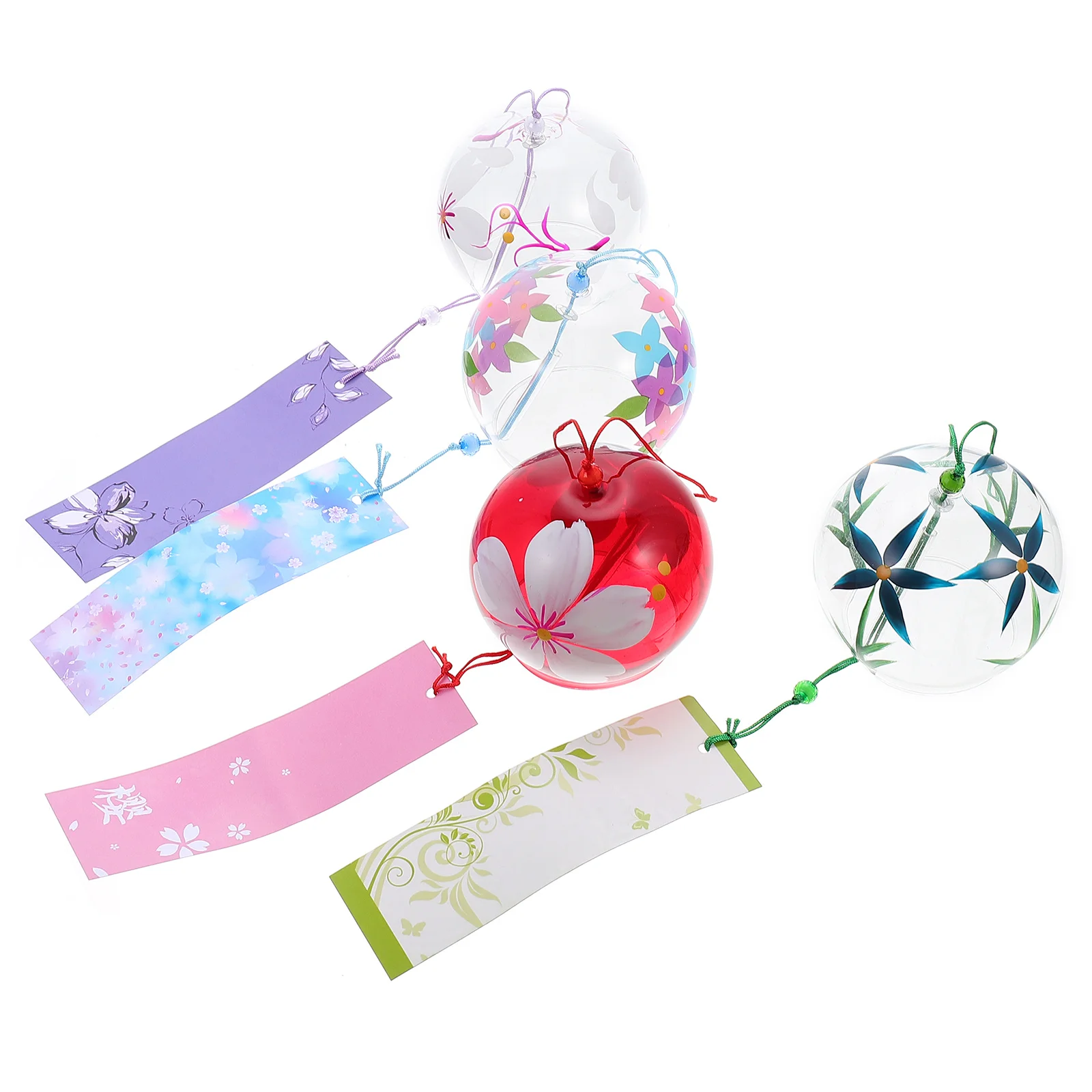 

Glass Hanging Glass Hanging Bells Japanese Fengshui Decor Luck Blessing Wind Chime Balcony Glass Wind Bells Wind Bell Decoration