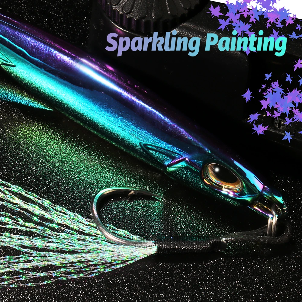 Metall Jig Angeln Locken 10g 20g 30g 40g Cast Swimbait Haken Wobbler Hecht Löffel Karpfen spinner Sea Tackle Kit Pesca Künstliche Köder – Detail 3