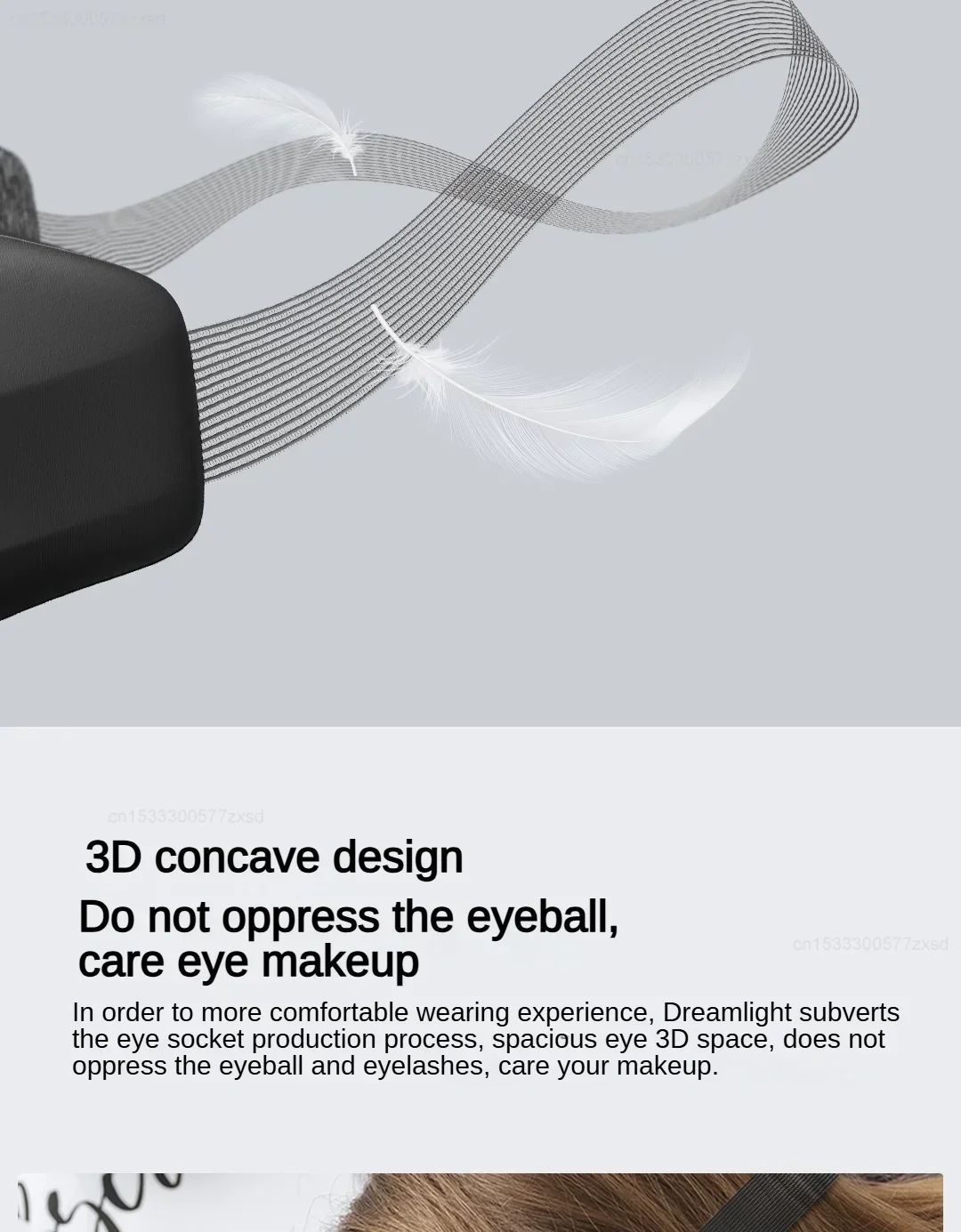 Xiaomi Dreamlight 3s Eye Mask Sleep 3D Stereoscopic Sleep Aid description image 5