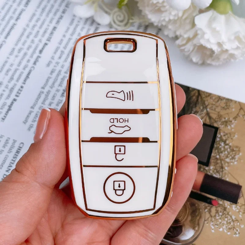 Key Case Key Case Cover Car Key Shell Car Key Chain TPU For Kia Sportage K3 K5 Optima