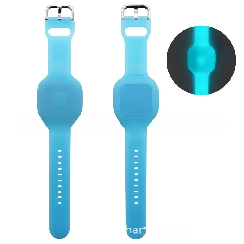 All-in-One Silicone Watchband with Concealed GPS Tracker Holder