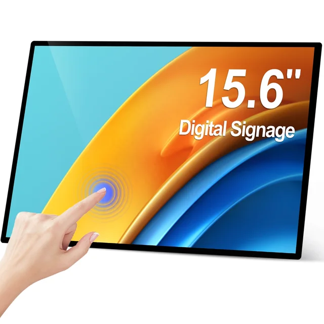 AIYOS 15,6 Android 11, система планшета с подставкой, киоск для оплаты, 4 + 64 ГБ, сенсорный ЖК-экран, цифровая вывеска для киоска для заказа 3