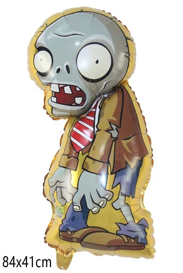 thumbnail image 1 of Juego de globos de látex con temática de mineros y zombis, decoración para tartas de PVZ, suministros para fiestas, pancartas de feliz cumpleaños, juguetes para niños, 1 of 5