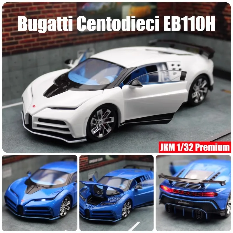 JKM 1:32 Bugatti EB110 Centodieci Alloy Model Car Toy Diecasts