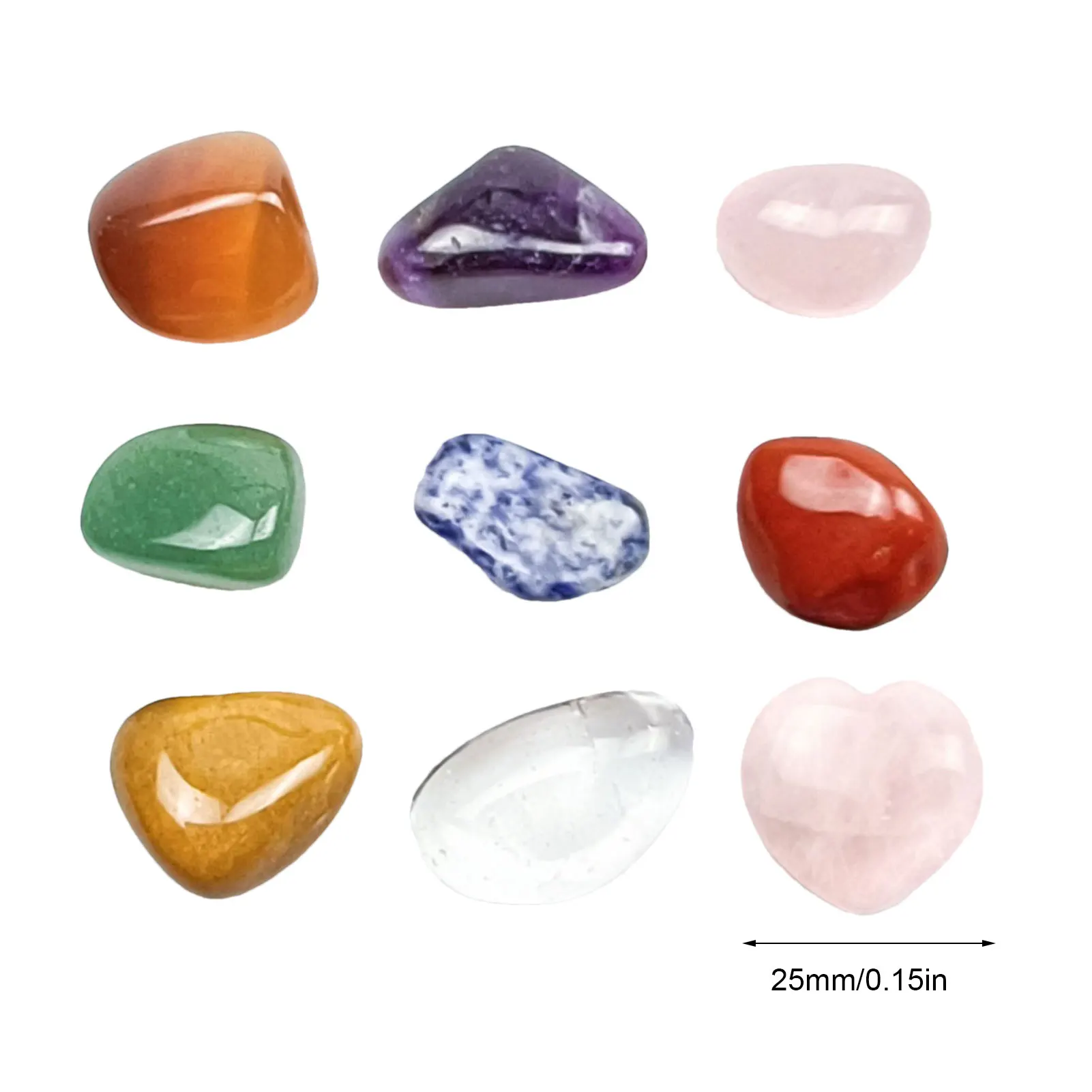 Chakra Balancing Stones, 9-piece - Image 4