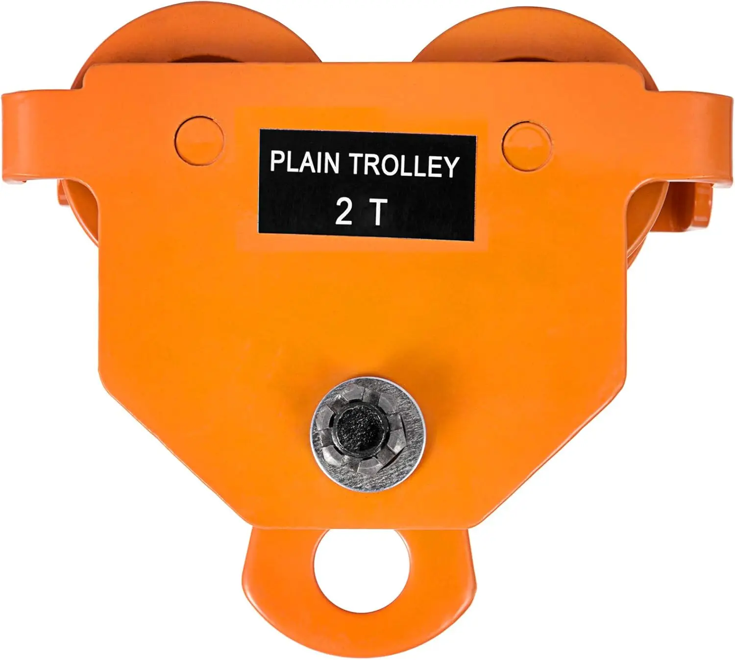 2 Ton Heavy Duty Manual Capacity Plain 4000LBS Push Track Roller Trolley Crane Lift Dual Wheels Garage Hoist,2T(Manual Trolley)