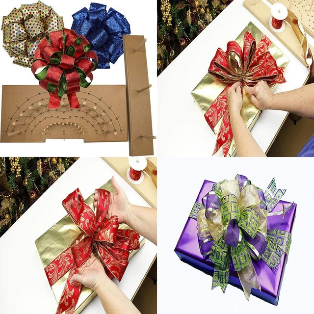 Bow Maker For Creating Christmas Bows Wreaths Bow Wooden Multipurpose Tool