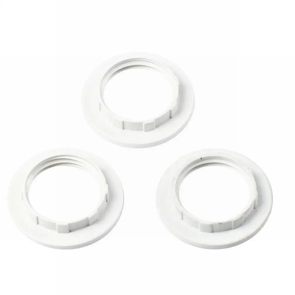 Lampen schirm Ring aufrüsten Sie Ihre Lampen mit langlebigen e14 Kunststoff Lampen schirm Kragen Ring Faden Lampe Licht Schatten halter 3er-Set – Detail 17