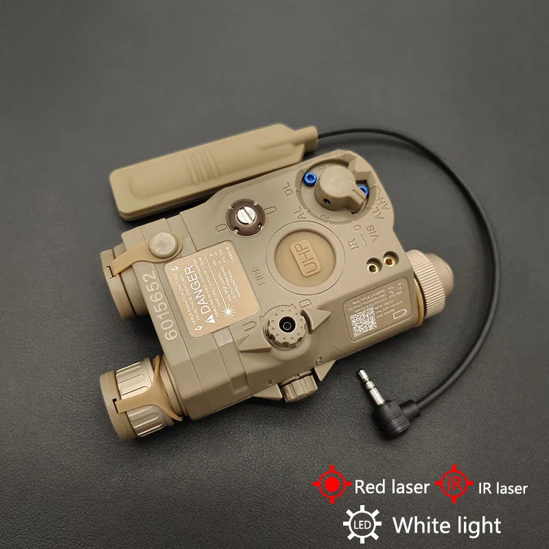 Airsoft Tactical PEQ15 IR Laser Indicator Red Green Dot/White LED Pointer Aiming Laser For 20mm Rail Outdoor Hunting Weapon