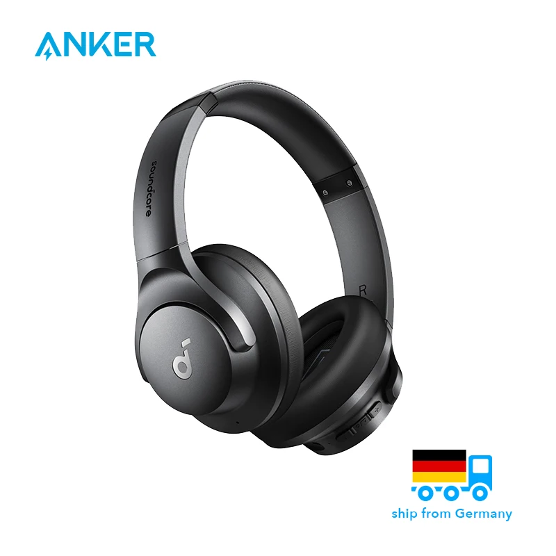 Soundcore by Anker Q20i Casque Bluetooth sans Fil avec réduction de Bruit Hybride Active, Casque Over-Ear 1