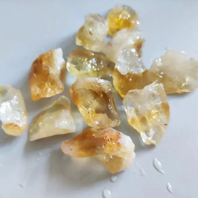 Natural Raw Citrine Crystal Stone 4