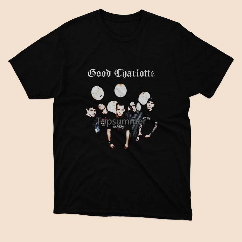 

Nwt Good Charlotte Pop Punk Essential T-Shirt Black Size S 2Xl Mens