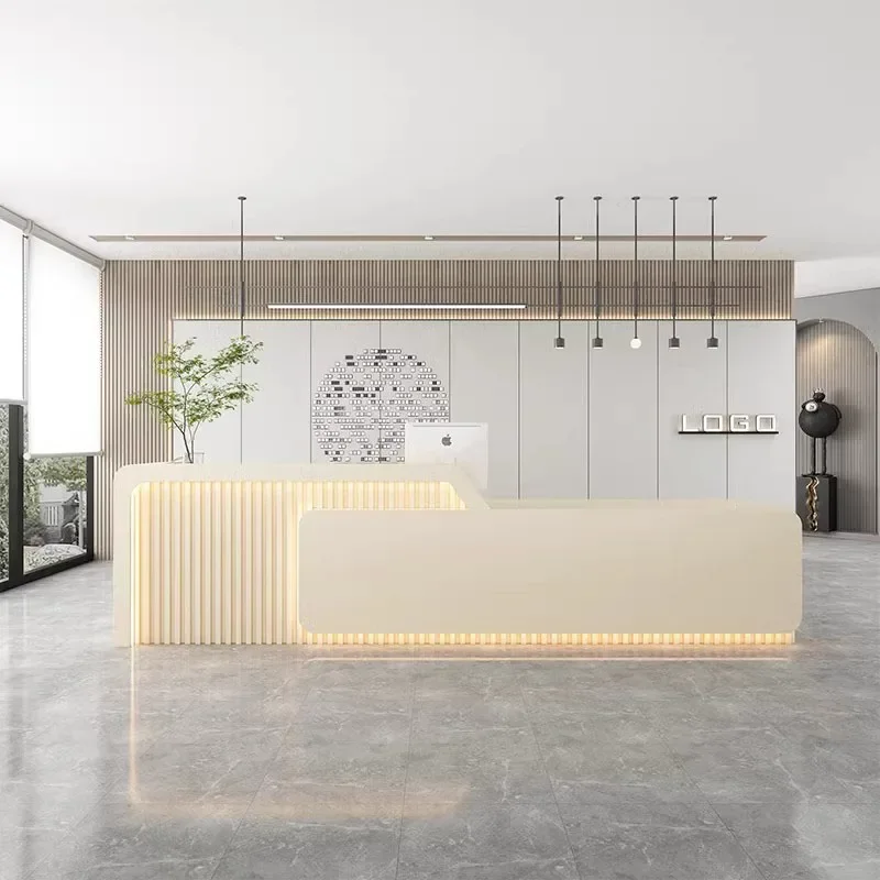 Cash Register Business Reception Counter Shop Desk Motion Office Desks Folding Wall Table Computer Tables Hallway Bellezza