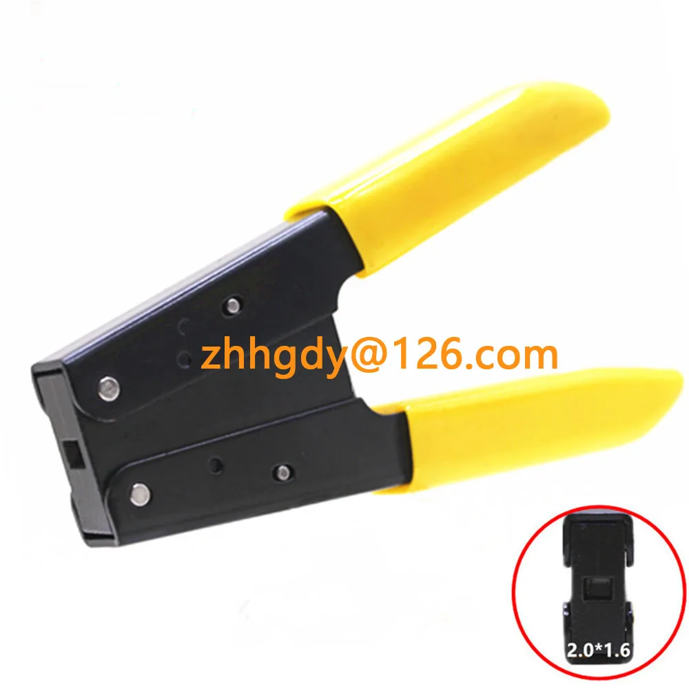 FTTH Optical Fiber Stripping Tool 5G Leather Cable Stripper Pliers 2.0*1.6mm Photoelectric Composite Cable Wire Stripper