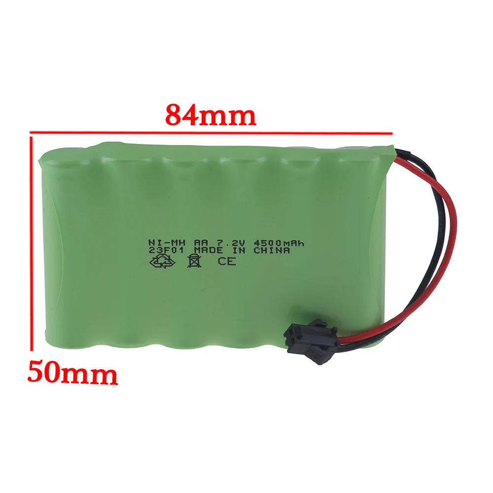 4.8v/6v/7.2v/9.6v 4500mAh Rechargeable Battery or 3000mAh Nimh AA Battery Pack For Rc toys Cars Tanks Robots Guns Boats 1Pcs 4