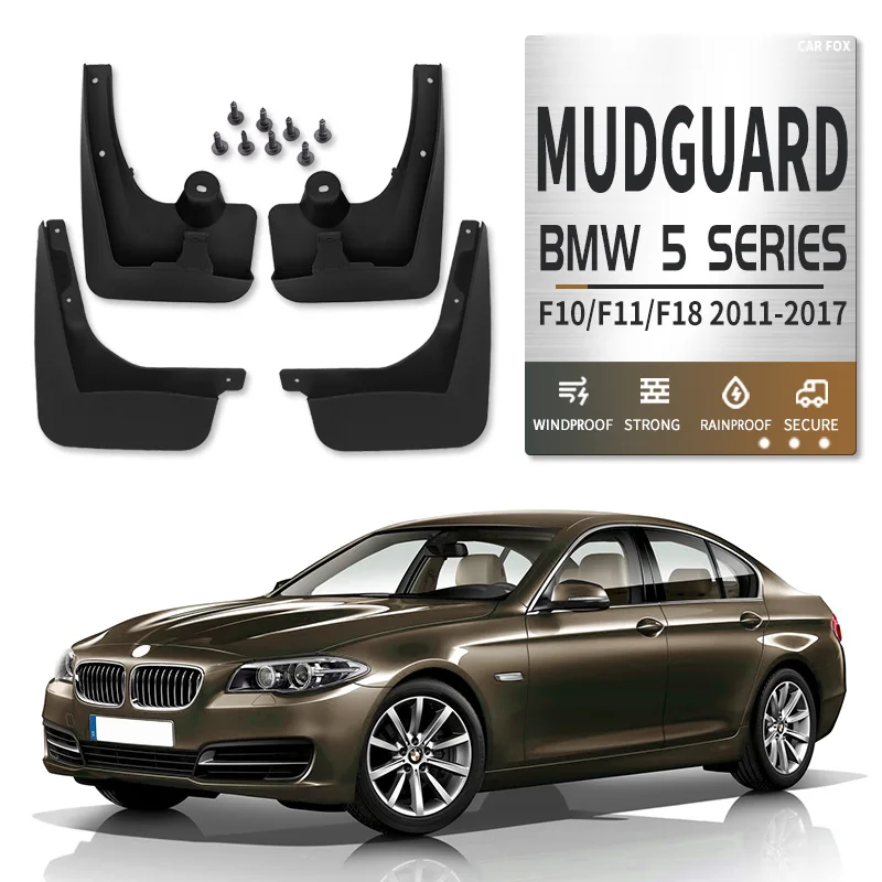 

Car Front Rear Mud Flaps For BMW 5 SERIES F10 F11 F18 2011-2016 Fender Mudguard Splash Guards Mud Flap Accessories