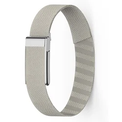 Comfortable Super Knit Adjustable Bicep Bands - Soft and Durable Nylon Strap (Gray - 5.0MG)