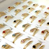 20pcs  Open Stainless steel Zircon Punk Snake Rings Women's    Jewerly  Ring 5