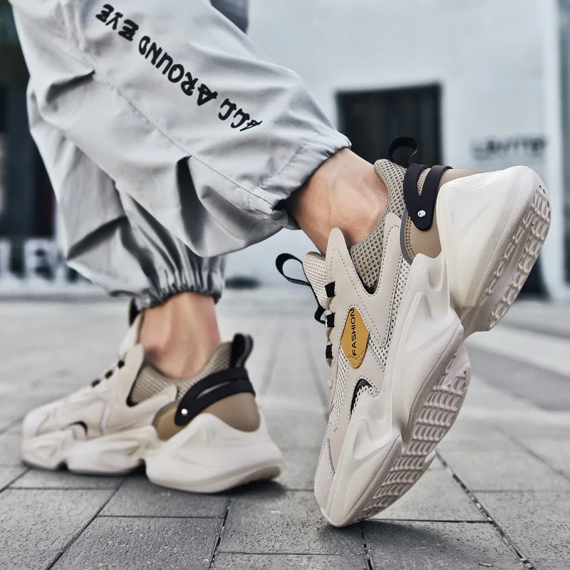 Sneakers Men 2022 New Breathable Stretch Fabric Comfortable Running Sport Shoes Big Size 39-47 Top Men Walking shoes Men Shoes