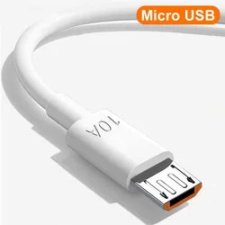 High - Speed Universal 10A Micro USB Fast Charging Cable - 1m (White)