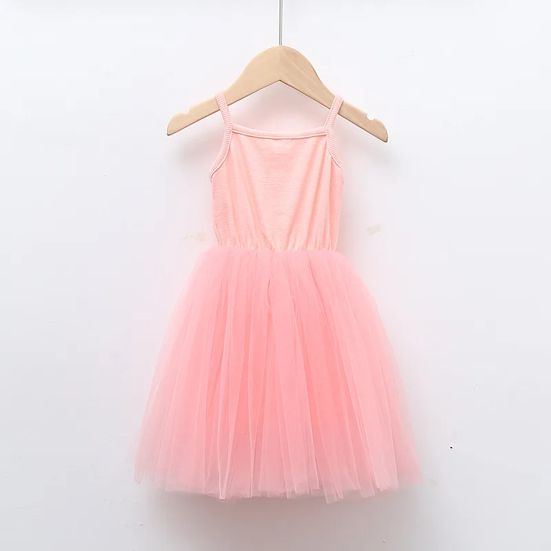 

Little Girls Summer Dress for Kids Polka Dot Sling Tutu Princess Party Gown Birthday Wedding Children Clothing Girl Casual Dress
