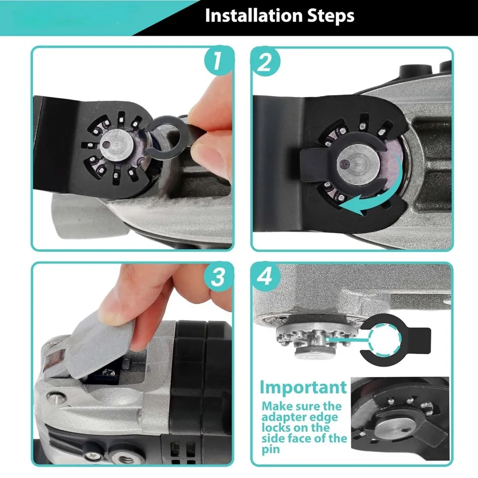 Premium Titanium Oscillating Multitool Blades for Versatile Cutting - 12 Pack