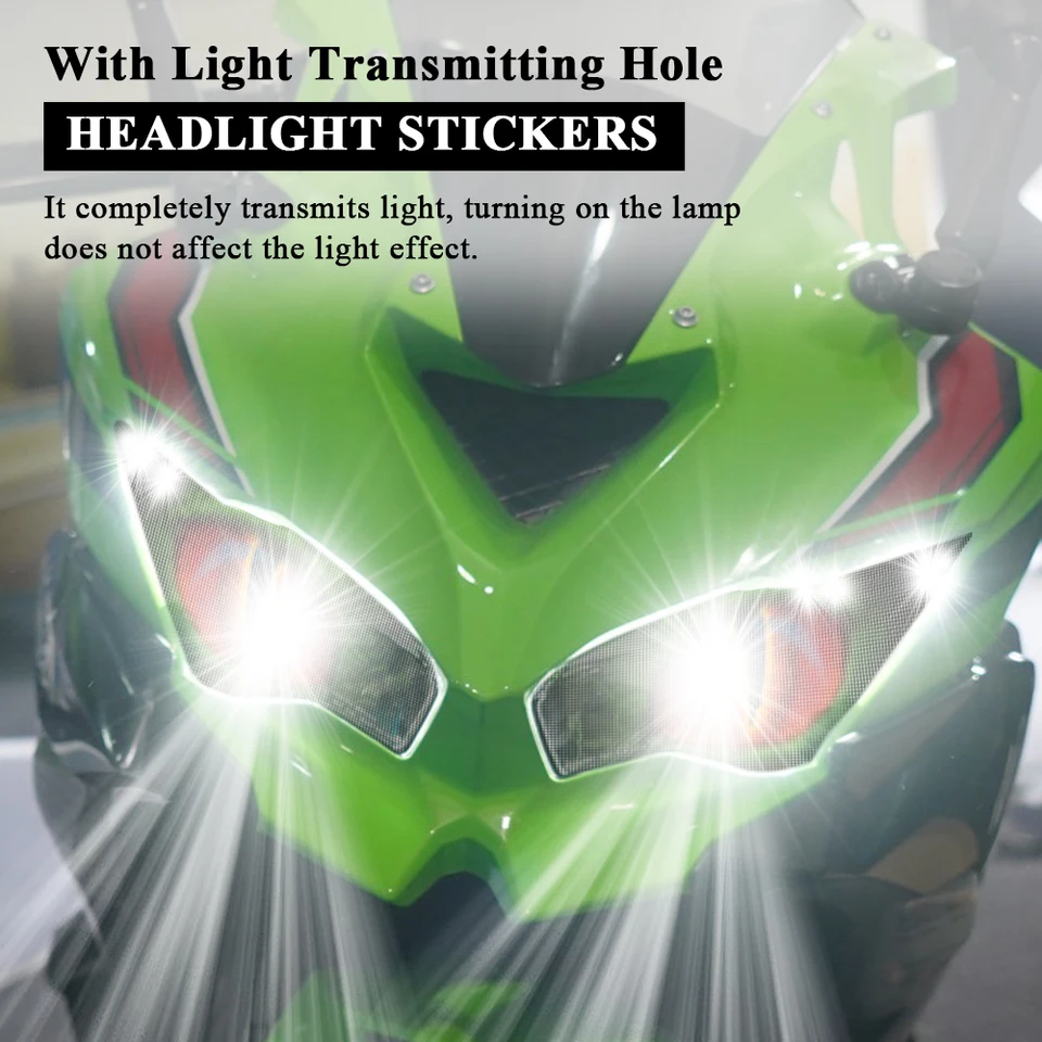 オートバイのヘッドライトステッカー,ヘッドライトガード,アクセサリー