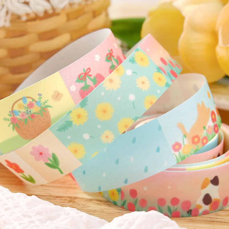 1pcs/1lot 장 접착 테이프 Youyou Little Diary 정크 저널 일본어 마스킹 스크랩북 스티커