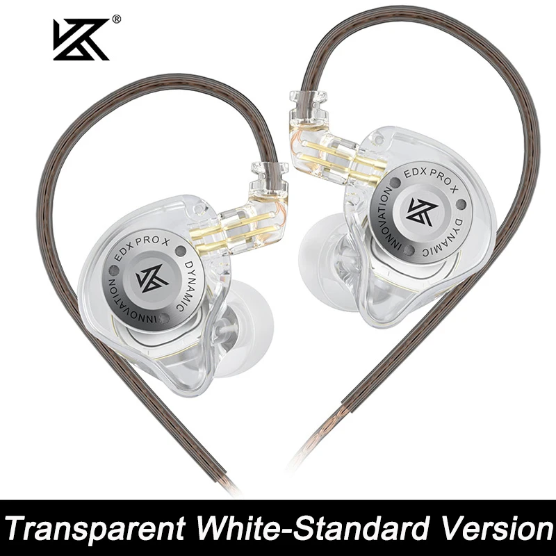 2024 New KZ EDX PRO X Dynamic Drive Headset HIFI Bass wired