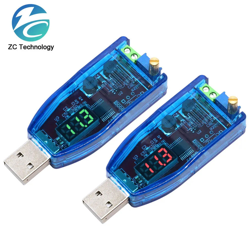 Led dc dc 5v to dc 1 24v adjustable potentiometer usb step up down buck