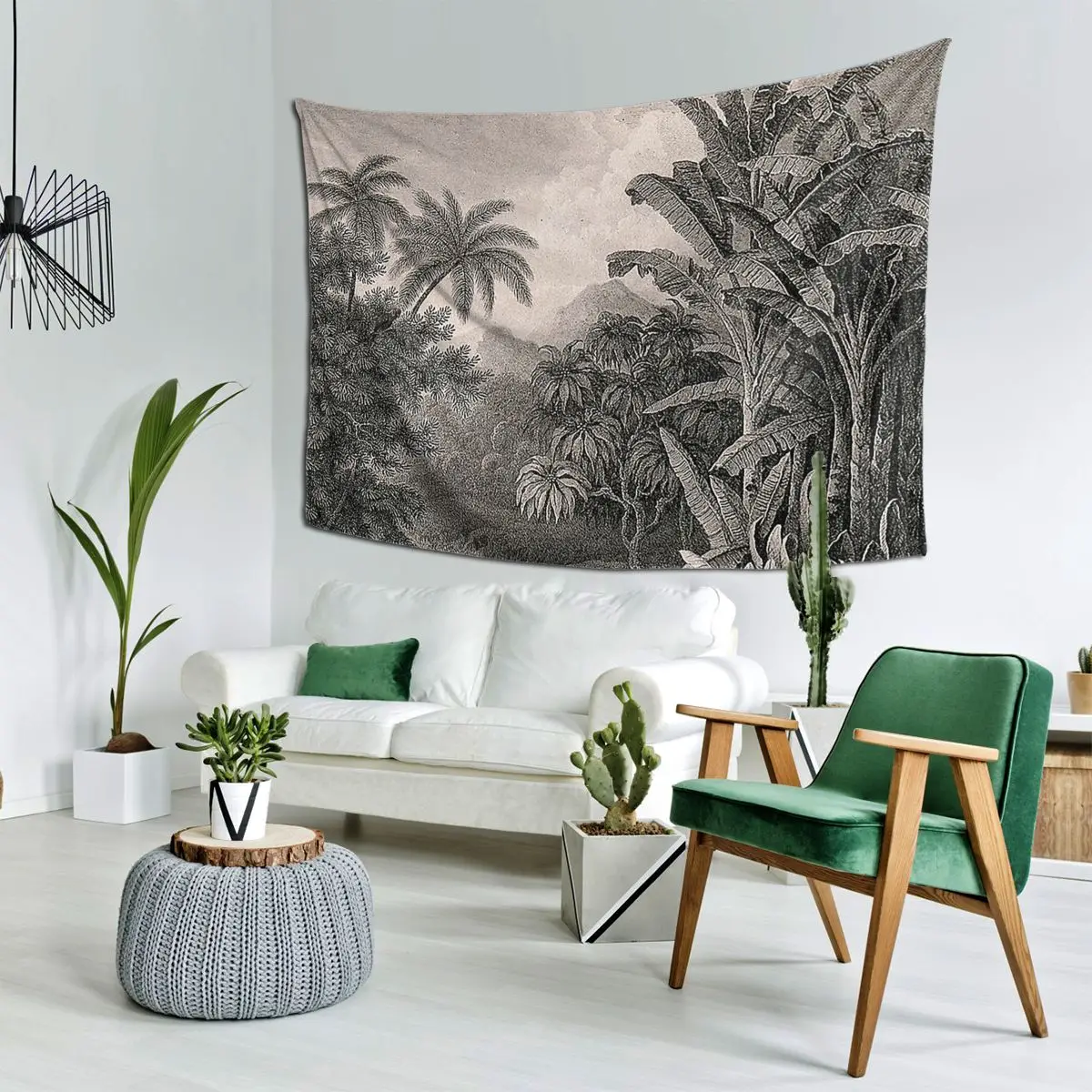

TROPICAL LANDSCAPE Tapestry Decoration Art Aesthetic Tapestries for Living Room Bedroom Decor Home Funny Wall Cloth Wall Hanging