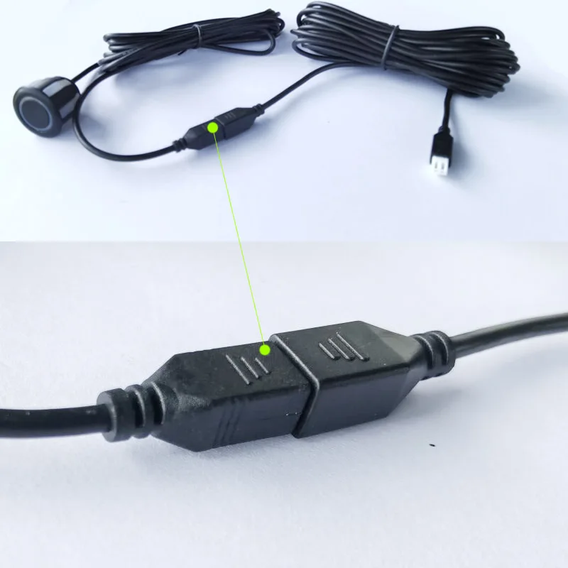 Parking sensor 2/4.5M extension cable 2 Pin for reversing backup radar parking sensors wire