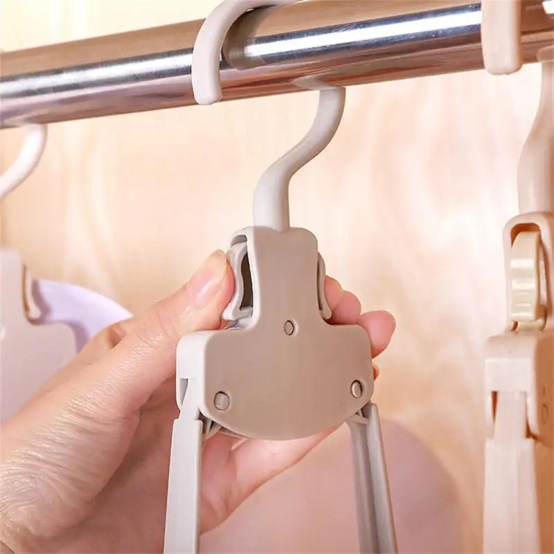 1~10PCS Multi-function Hanger Travel Necessities One Second Clothes. No Trace Simple Household Home Supplies Portable Hanger 2
