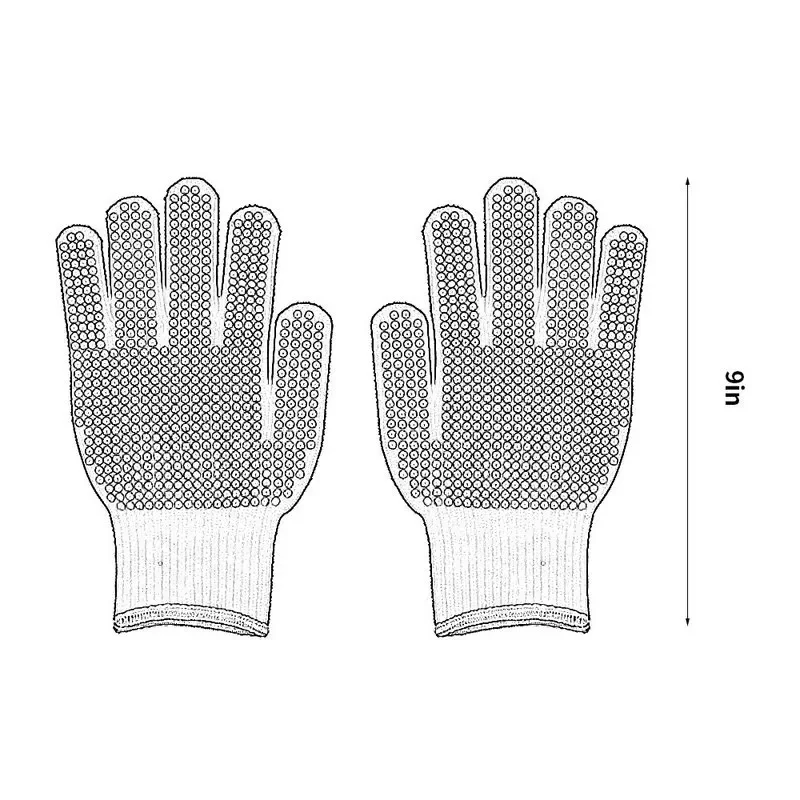 1 Pair Barbecue Gloves Heat-resistant High-quality Insulating Silicone Non-slip Gloves Kitchen Cooking Baking Accessories