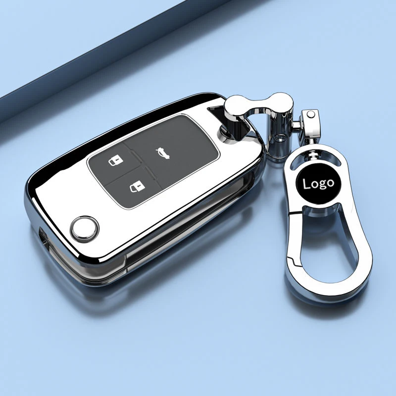 Custodia portachiavi pelle 6 pulsanti Smart Fob adatt per Chevrolet GMC