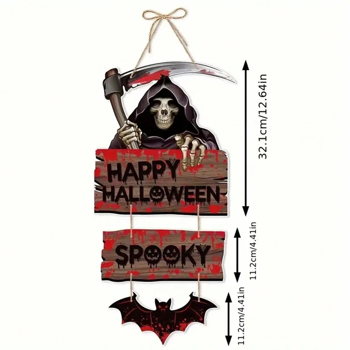 1 piece, pumpkin bat door hanging ornament for Halloween party,Decorate the Halloween pendant for the ghost Festival scene