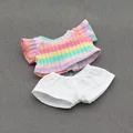 Pink T Shorts White