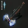 Thor Hammer TheAvengers Quake Stormbreaker Boys Anime Game Keychain Mjolnir Weapon Model Katana Samurai Swords Gifts Toys Boyss 1