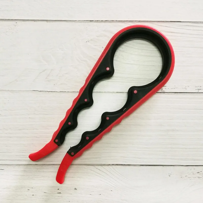 Easy Grip 4-in-1 Jar and Bottle Opener for Effortless Lid Removal