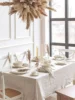 Modern 100%Cotton Linen Tablecloth Home Decoration Tablecloth Wedding Decoration Tablecloth 1