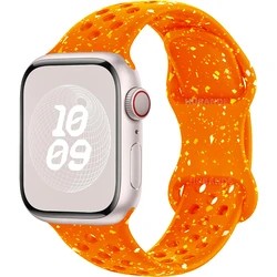 Breathable Smartwatch Strap Bracelet for 38 40 41 S10 - 42MM (A19 Orange)
