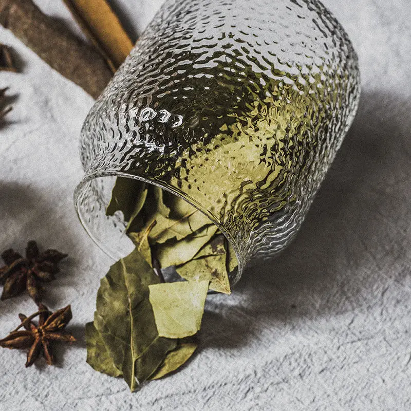 Storage bottle hammer grain glass bottle sealed jar kitchen seasoning wooden storage jar dry fruit miscellaneous grain tea jar 2