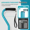 Adjustable Quad Cane Walking Stick for Seniors Adults Aluminum Walking Cane with 4-Pronged Base for Extra Balance & Stability 2