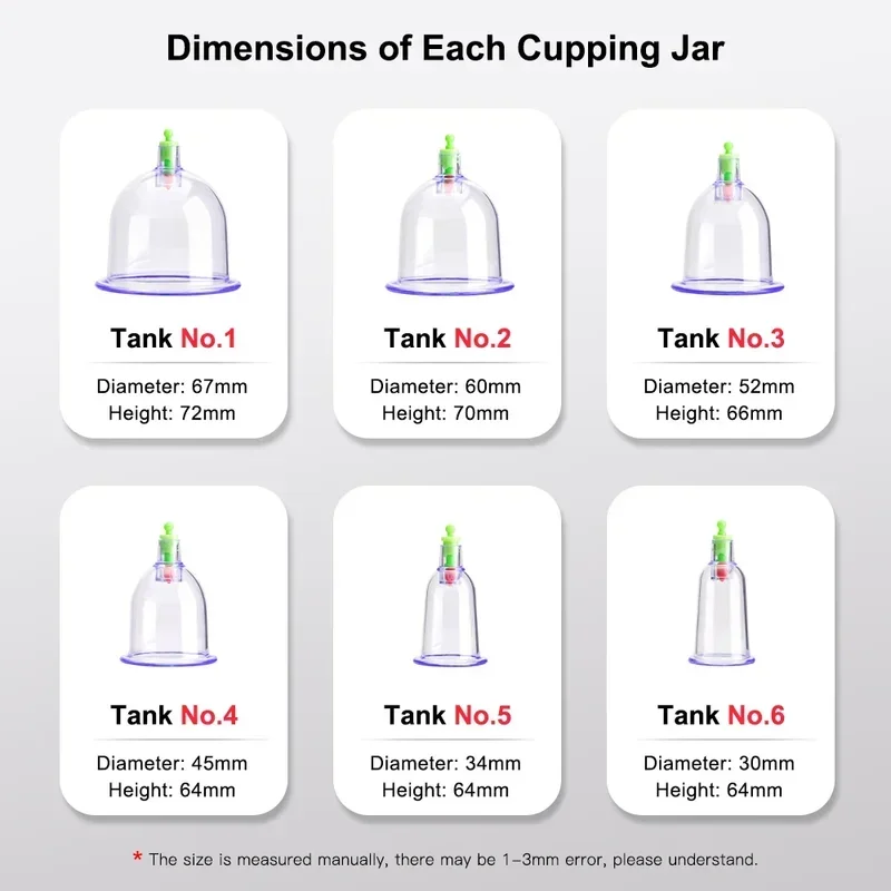 Electric Vacuum Cupping Massage Body  Suction Scraping Cup Fat Burner Therapy Anti Cellulite Slimming Massager Body Massage Cans